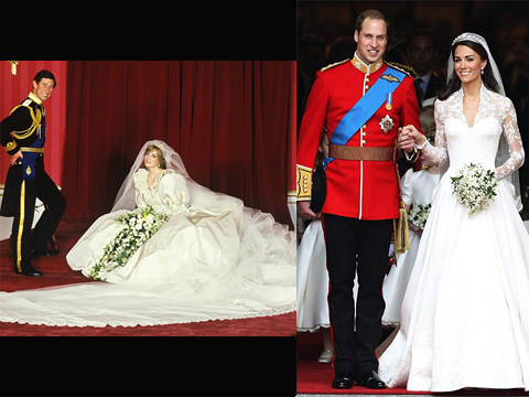 Rochie mireasa Kate Middleton, rochie mireasa printesa Diana